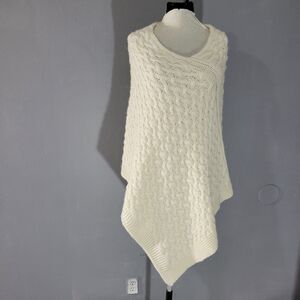 Cocogio Wool Blend Womens Poncho Made In Italy Sz  One Size Fit All